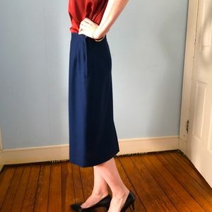 Vintage Pendleton 100% wool midi skirt